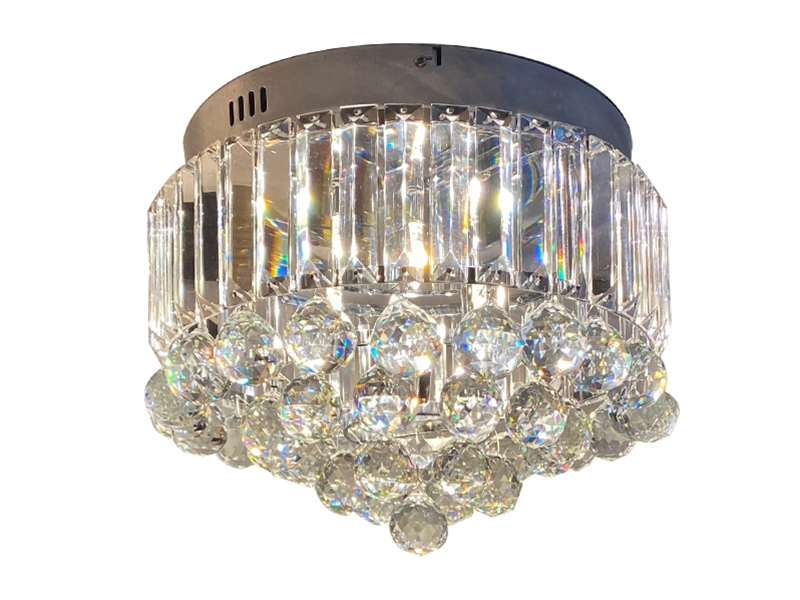 kristal plafond lamp 86003-40 chrome