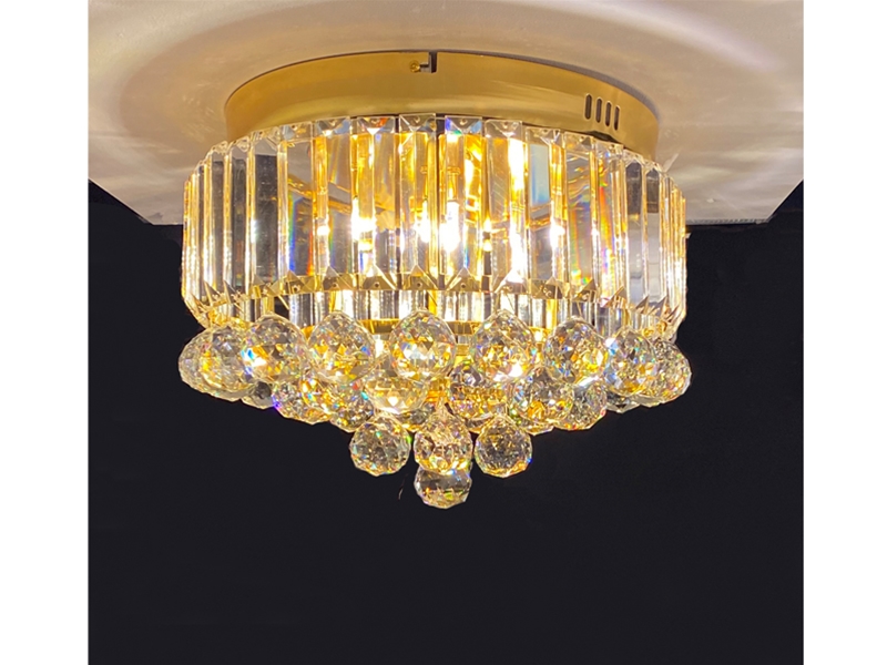 Crystal plafond lamp 86003-40 Gold