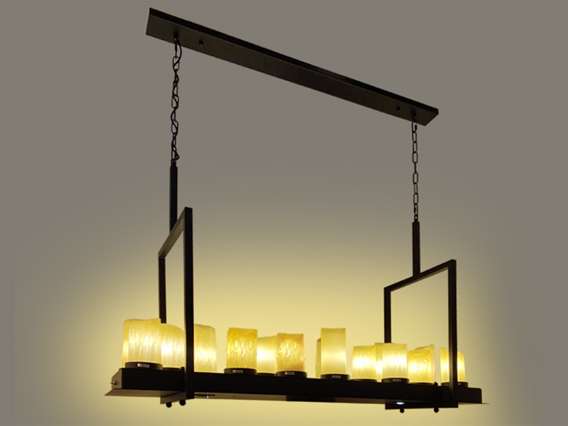 wax candle lamp 8606-16